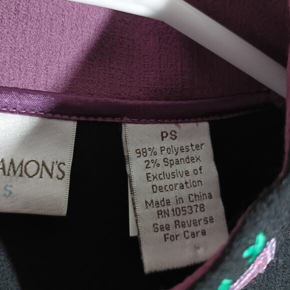 Drapers Damons Embroidered Jacket Top Petite Small Boho Artwear Folk Bohemian - Picture 7 of 9